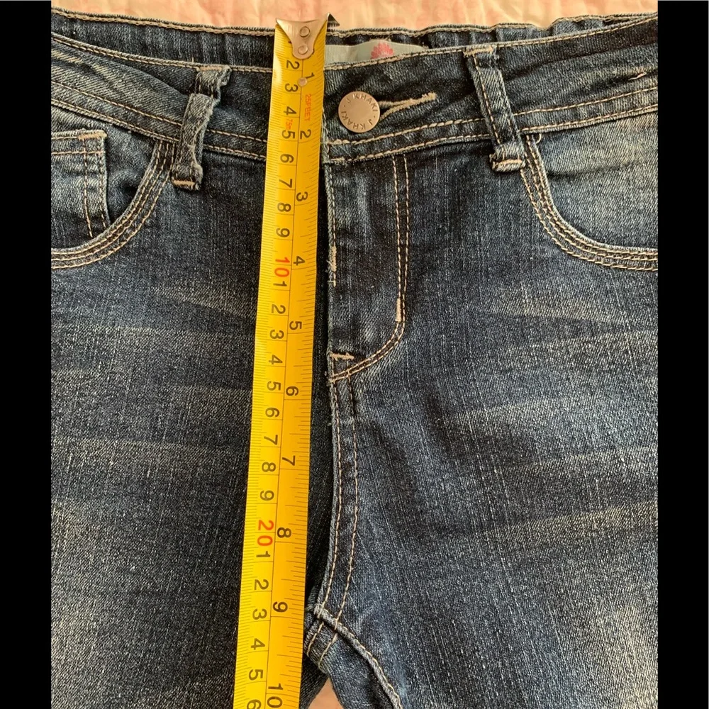 JK Indigo Girls Size 12 Skinny Jeans Dark Wash Adjustable Waist